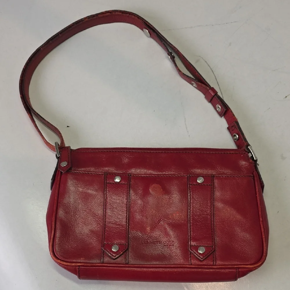 Kenneth Cole New York Red Shoulder Bag - Picture 2 of 11
